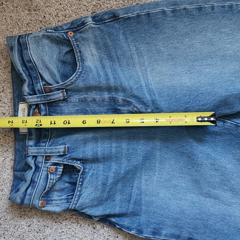 Madewell The Highest-Rise Momjean in Glencoe Wash Size 25 - Picture 13 of 14